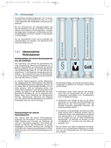 1.3.1 Internes/externes Rechnungswesen