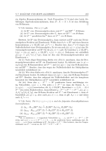 V.7. H-R ¨AUME UND HOPF-ALGEBREN 255 ein Algebra