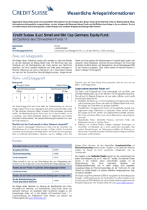 Key Investor Information Document - ING