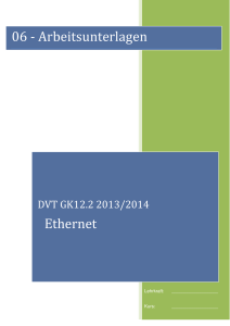 06 - Arbeitsunterlagen Ethernet