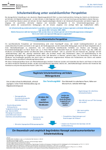 Schulentwicklung unter sozialräumlicher Perspektive
