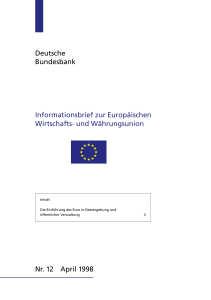 Deutsche Bundesbank Informationsbrief zur - hagen