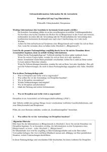 Information für die Anwenderin Drospifem 0,03 mg/3 mg