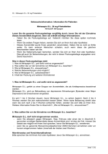 Gebrauchsinformation: Information für Patienten