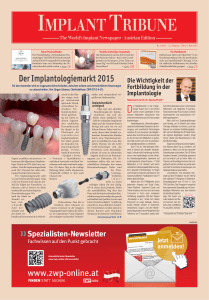 implanttribune - Dental Tribune International
