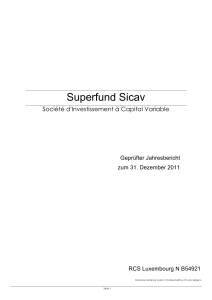 Superfund Sicav - TeleTrader.com