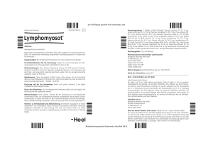 Beipackzettel Lymphomyosot®Tabletten - Apo