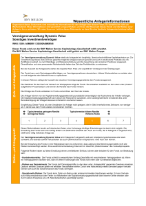 Vermögensverwaltung Dynamic Value