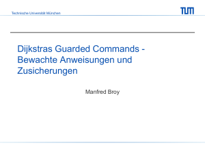 Dijkstras Guarded Commands - Bewachte Anweisungen und