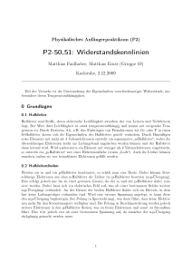 P2-50,51: Widerstandskennlinien