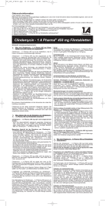 Clindamycin - 1 A Pharma® 450 mg Filmtabletten - Aliva