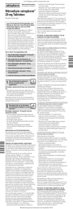 Nitrendipin-ratiopharm® 20 mg Tabletten