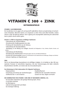 Vitamin C 300 + Zink