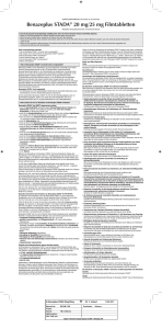 Benazeplus STADA® 20 mg/25 mg Filmtabletten - medikamente