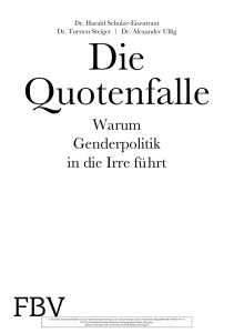 Die Quotenfalle - Münchner Verlagsgruppe