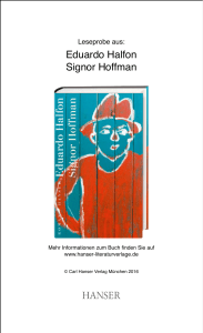 Signor Hoffman - Carl Hanser Verlag