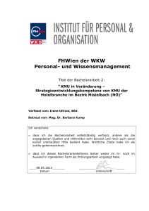 FHWien der WKW Personal- und Wissensmanagement