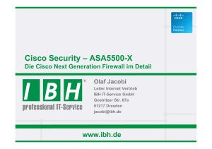 Cisco Security – ASA5500-X - bei der IBH IT