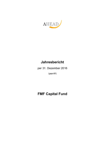 Jahresbericht FMF Capital Fund