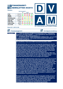 finanzmarkt- newsletter 49/2015