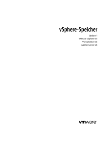 vSphere-Speicher - VMware Docs Home