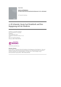 4. Ali Schariati, Necip Fazıl Kisakürek und ihre Begegnung mit der