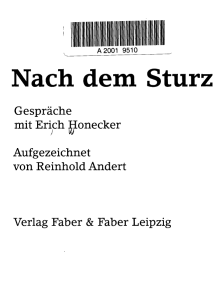 Nach dem Sturz