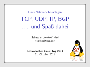 TCP, UDP, IP, BGP … und Spaß dabei