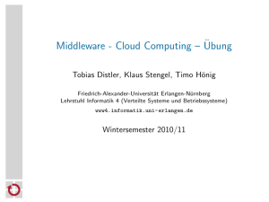 Hadoop - Department of Computer Science 4 Distributed Systems