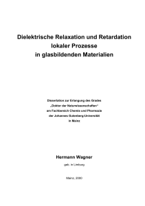 Dielektrische Relaxation und Retardation