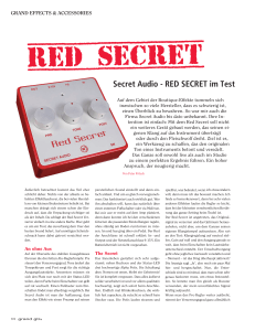 Red Secret von Secret Audio
