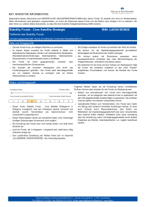 Stability Funds - Core Satellite Strategie ISIN