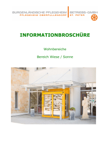 informationbroschüre - Pflegeheim Oberpullendorf
