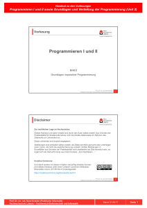 Programmieren I und II