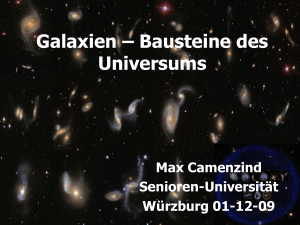 Galaxien – Bausteine des Universums