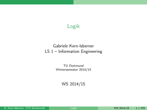 Information Engineering WS 2014/15 - LS1