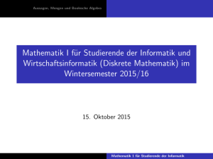 Diskrete Mathematik - math.uni