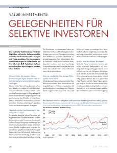 gelegenheiten für selektive investoren