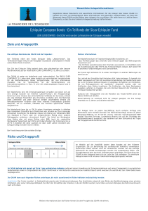 Echiquier European Bonds - Ein Teilfonds der Sicav Echiquier Fund