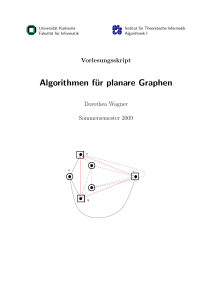 Skript: Algorithmen für planare Graphen