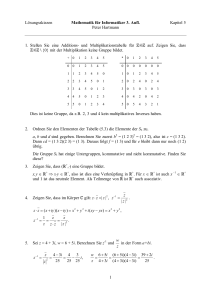 Lösungsskizzen Mathematik für Informatiker 3. Aufl. Kapitel 5 Peter