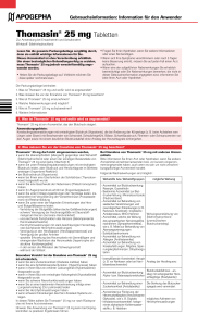 Thomasin® 25 mg Tabletten - Aliva