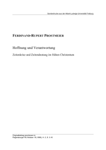 Hoffnung und Verantwortung