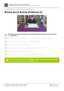 Brüche durch Brüche dividieren (2)