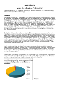 Das Lipödem -Publikation 2016