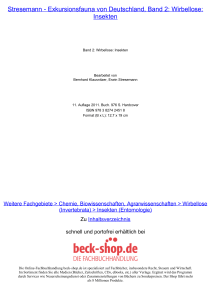 Stresemann - Exkursionsfauna von Deutschland, Band - Beck-Shop