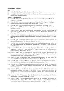1 Schriften und Vorträge - Institut für Philosophie