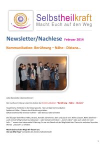 Newsletter/Nachlese Februar 2014