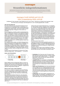 Anteilklasse (P) des Assenagon Credit SubDebt and CoCo (der