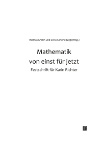 Mathematik - Franzbecker